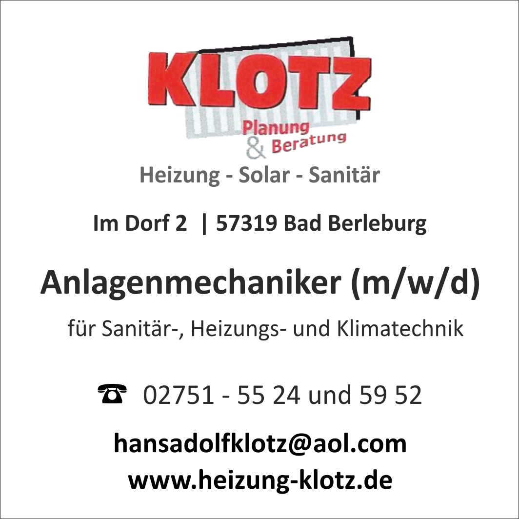 Klotz neu