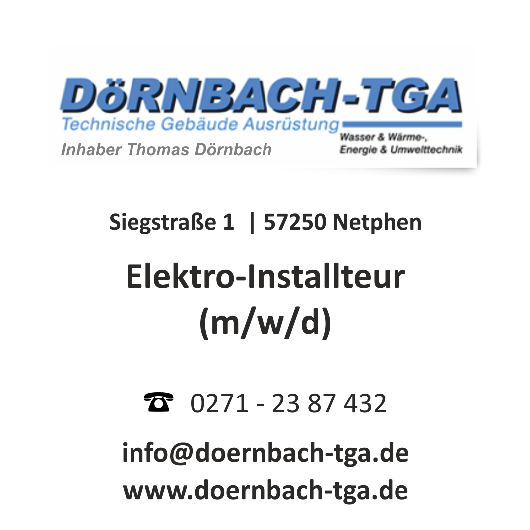 Doernbach TGA Meister SHK Berleburg