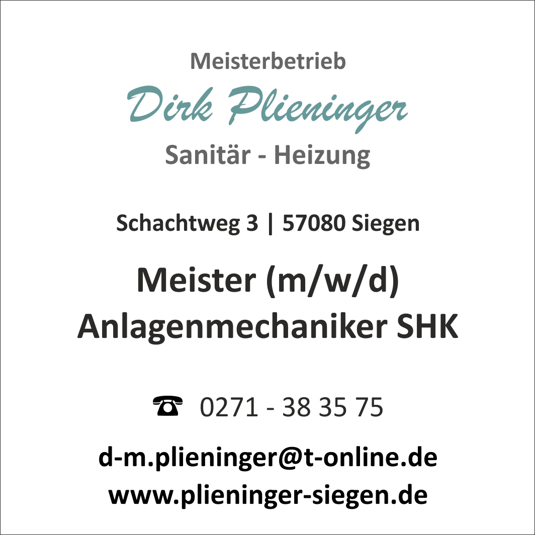 Plieninger Meister Anlagenmechaniker